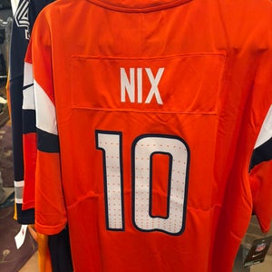 Orange XL Adult Unisex Nike Jersey (New) Bo Nix