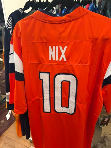 Orange XL Adult Unisex Nike Jersey (New) Bo Nix