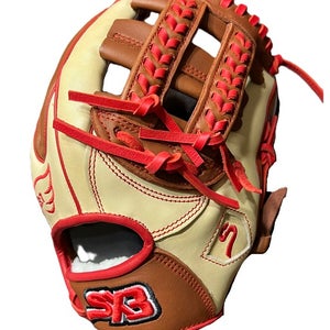 11.75” Cross Weave Red Tan Brown Crown Pro Edition
