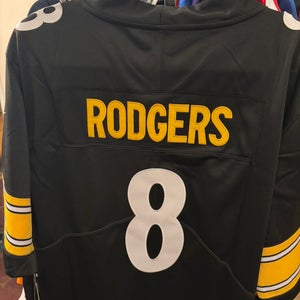 Black Small Men's Nike Jersey (New) Aaron Rodgers