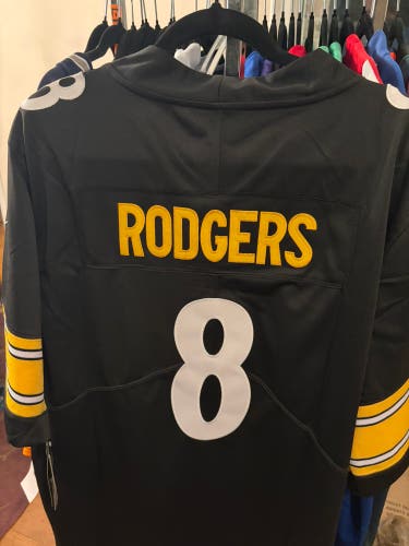 Black Small Men's Nike Jersey (New) Aaron Rodgers