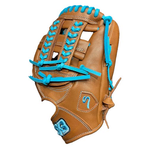 11.75” Cross Weave All Brown Teal Edition