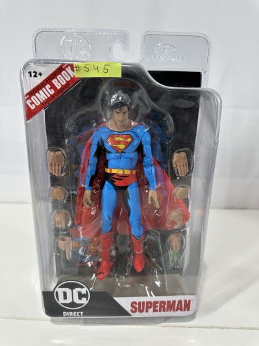 #545 McFarlane Toys DC Multiverse DC Direct Page Punchers Zero Hour Superman New