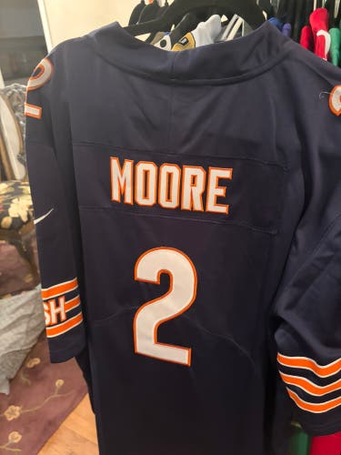 Black XL Adult Unisex Nike Jersey (New) DJ Moore