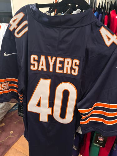 Black Large Adult Unisex Nike Jersey (New) Gayle Sayers