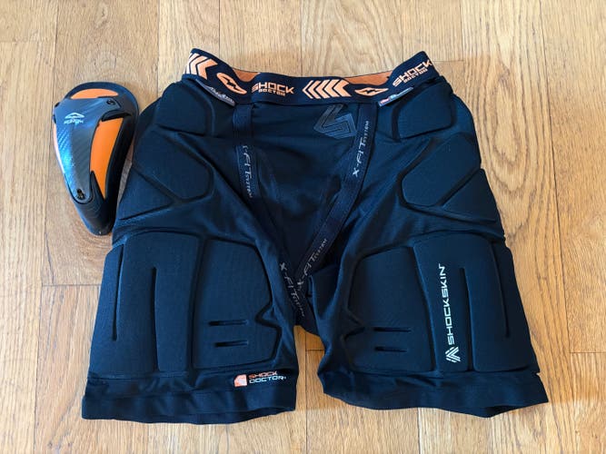 Shock Doctor Men's Impact and Compression Shorts with Ultra Carbon Flex Cup - Adult Large