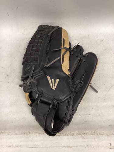 Used Easton BLACK MAGIC BB/SB Glove RH Throw Black And White 14" 11851-S000053862