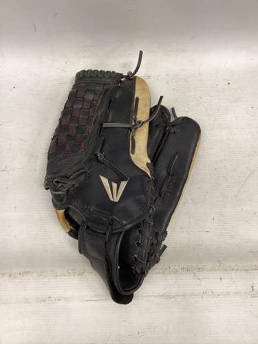 Used Easton BLACK MAGIC BB/SB Glove RH Throw Black And White 14" 11851-S000053863