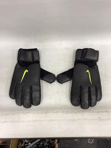 Used Nike GK Soccer Goalie Gloves Black 8 11851-S000053838