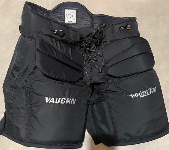Senior Large Vaughn Velocity Pro XFP Hockey Goalie Pants (Used)
