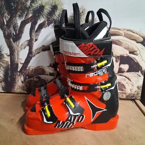 Atomic Redster Pro 80 Red And Black Ski Boots Mondo Size 24/24.5 BSL 285mm