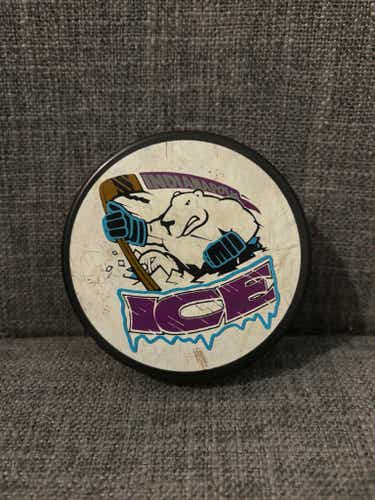 Vintage - New Indianapolis Ice International Hockey League (IHL) Hockey Puck