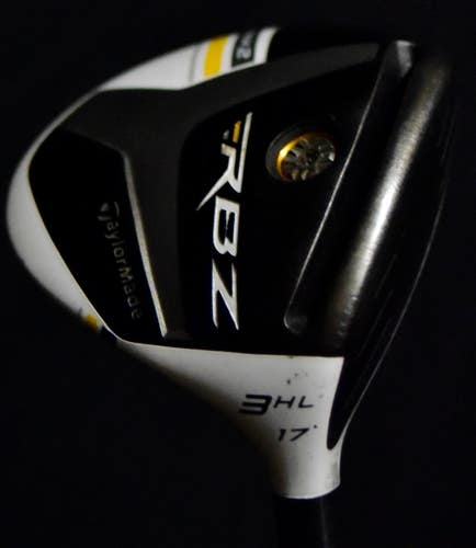 TAYLORMADE RBZ HL 3 WOOD LOFT: 17 FLEX: REGULAR LENGTH: 44 IN RH NEW GRIP
