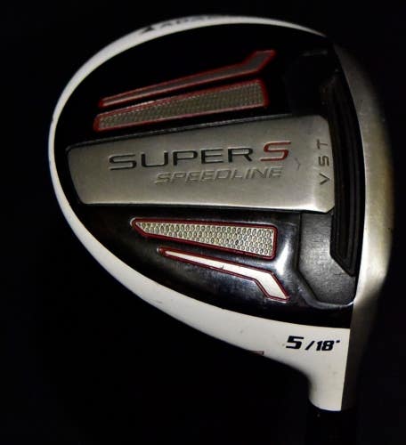CALLAWAY SUPER S 5 WOOD LOFT: 18 FLEX: REGULAR LENGTH: 43 IN RH NEW GRIP