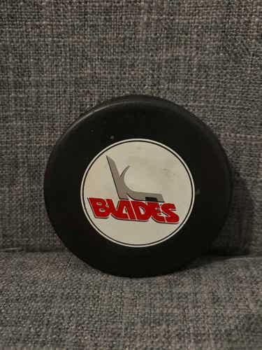 Vintage - New Kansas City Blades International Hockey League (IHL) Hockey Puck