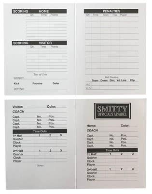 SMITTY | ACS-533 | 4 Sided Football Game Card | Set of 25 | Official's Choice!