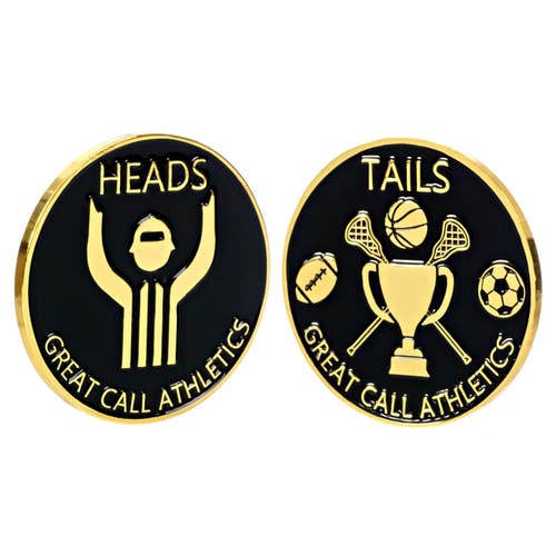 Great Call Athletics | Referee Official Flip Coin | Football Soccer Volleyball