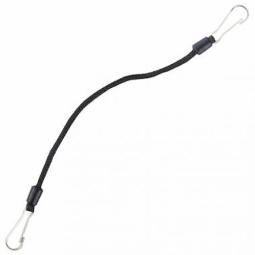 SMITTY | ACS-601 | Black | 7 1/2" Double Clip Lanyard | Referee Officials Choice