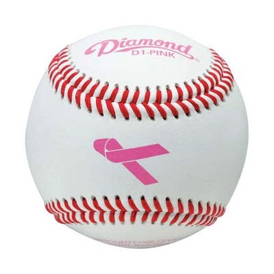 Diamond Sports | D1-PINK | Pink Special Theme Event Baseballs | 1 Dozen Balls