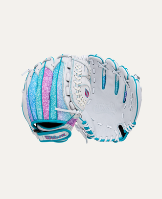New Wilson FLASH LH Throw Fastpitch Gloves 11851-FLASH