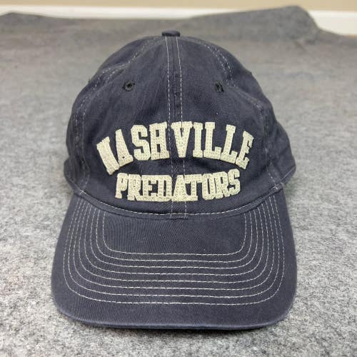 Nashville Predators Mens Hat Large Fitted Gray Cap Hockey NHL Reebok Sports