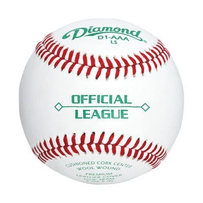 Diamond D1-AAA LS Semi-Pro Low Seam Baseballs, 1 Dozen