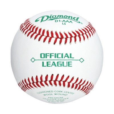 Diamond D1-AAA LS Semi-Pro Low Seam Baseballs, 1 Dozen