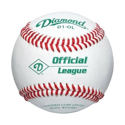 Diamond D1-OL Official League Baseballs, 1 Dozen