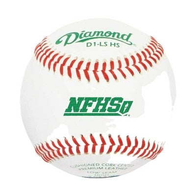 Diamond D1-LS HS NFHS Low Seam HS Baseballs, 1 Dozen