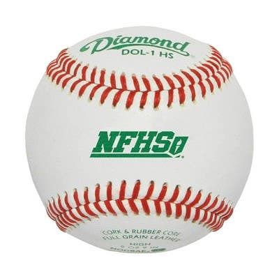 Diamond DOL-1 HS NFHS NOCSAE Baseballs, 1 Dozen