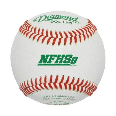 Diamond DOL-1 HS NFHS NOCSAE Baseballs, 1 Dozen
