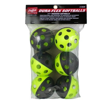 Rawlings Dura-Flex Training Softballs – Limited Flight Practice Balls