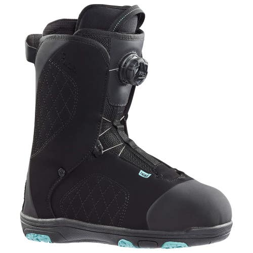 HEAD JINX LYT BOA Coiler Womens Snowboard Boots, Black, Size 22.5