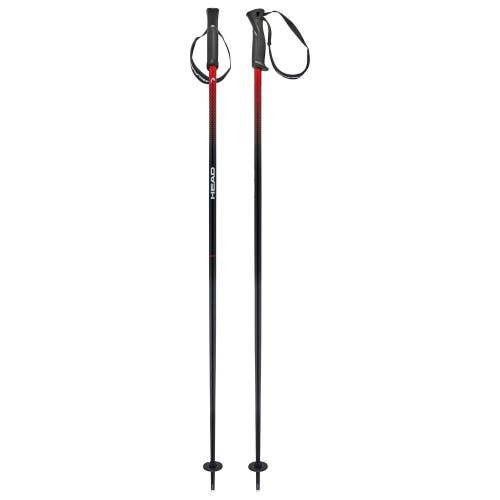 HEAD Frontside Ski Poles, Black/Red, 120 cm