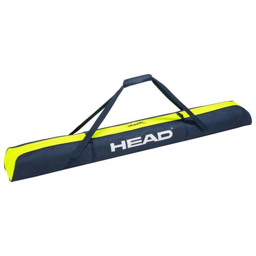 HEAD Single Ski Bag, 175 cm, Navy/Yellow