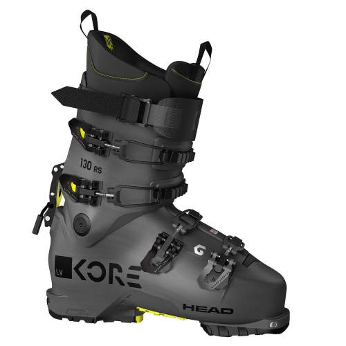HEAD KORE RS 130 GW Ski Boots, Anthracite/Yellow