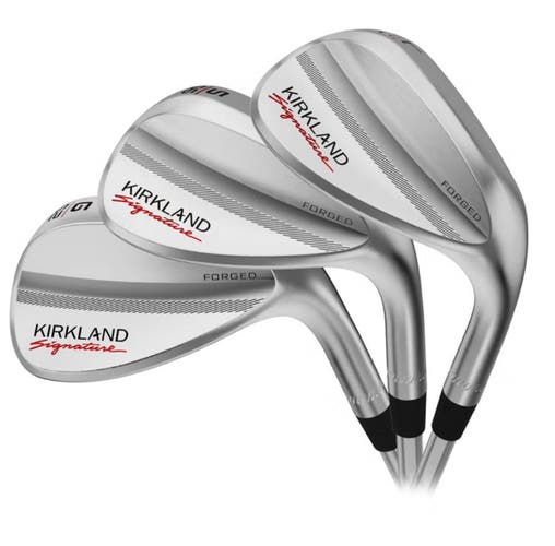 RIGHT HANDED Kirkland Signature Gen 3 Forged Wedge Set 52° 56° 60° BRAND NEW