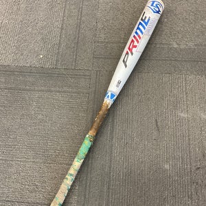 Used Louisville Slugger PRIME 919 BB/SB High School -3 Bat White 33" 11614-S000245697