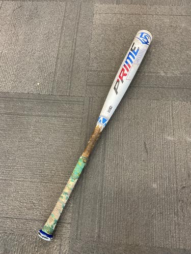 Used Louisville Slugger PRIME 919 BB/SB High School -3 Bat White 33" 11614-S000245697
