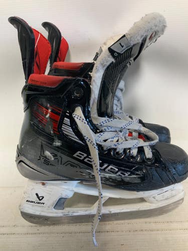 Used Bauer VAPOR X5 PRO Junior Hockey Skate Junior 01 11823-S000042380