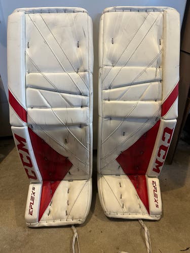 34" CCM EFlex 5 Goalie Leg Pads (Used)