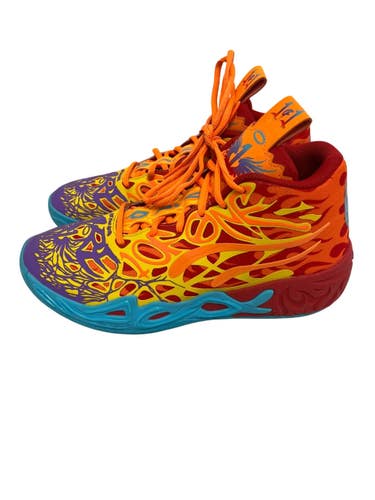 Used Puma Melo Ball Mens 6.5 Basketball Shoes Orange  11692-S000158587