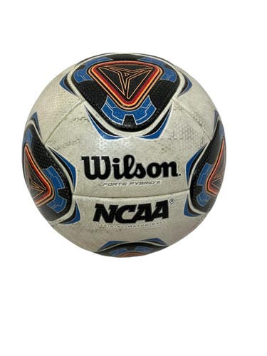 Used Wilson Forte Fybrid #5 NCAA/NFHS Soccer Ball White 11692-S000158578