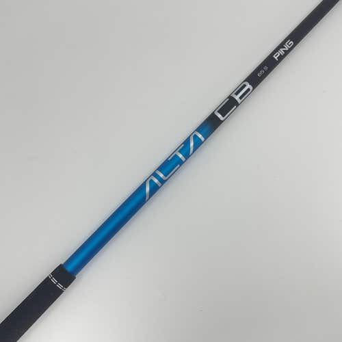 Ping Alta CB Blue 65-S Wood Shaft Ping Tip Stiff 42 3/8" 65g Used Graphite Golf