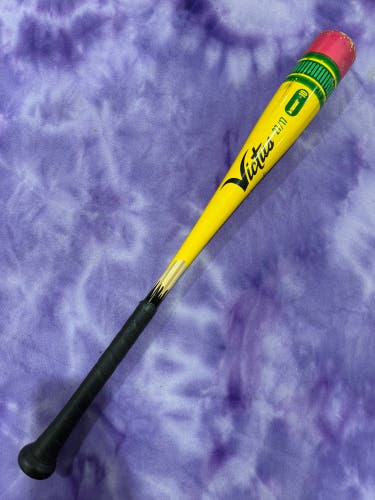 2024 Victus Vibe Alloy Bat USABat Certified (-10) Alloy 17 oz 27" (Used)