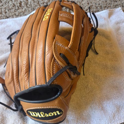 Wilson RH A950 Slowpitch Softball Glove 14" Game Ready/ Excellent Condition