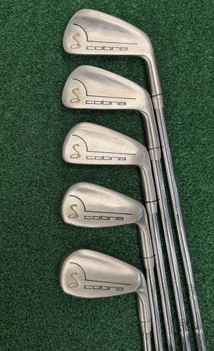 Cobra Tour Model Partial Iron Set 3-4-6-8-9-PW Right Hand Regular Flex Steel