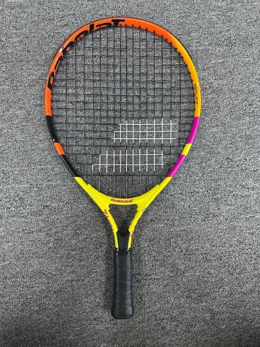 Babolat NADAL JR 19 Tennis Racquet Grip (3 5/8) Yellow/Orange/Pink