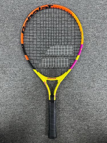 Babolat NADAL JR 21 Tennis Racquet Grip (3 5/8) Yellow/Orange/Pink