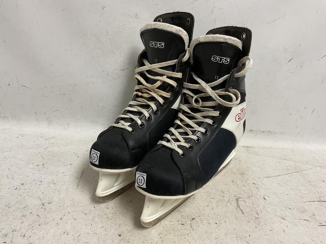 Used Elite STS2 77 Senior Hockey Skate White/Black/Red Senior 11 11855-S000211395